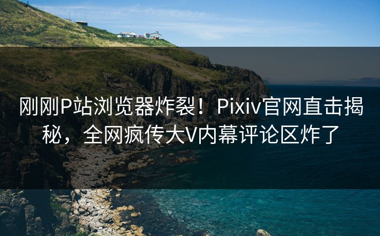 刚刚P站浏览器炸裂！Pixiv官网直击揭秘，全网疯传大V内幕评论区炸了
